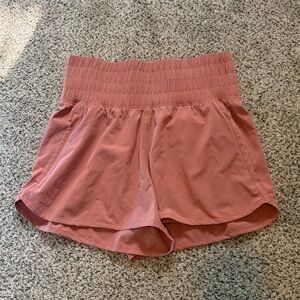 Brown High-Waisted Women's Shorts